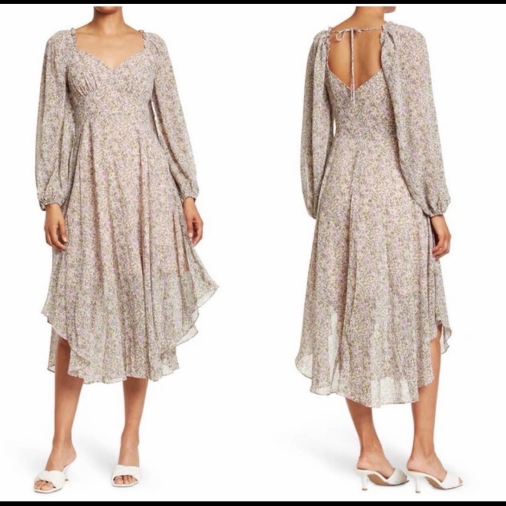 Astr Sweetheart Neck Dress  size S
